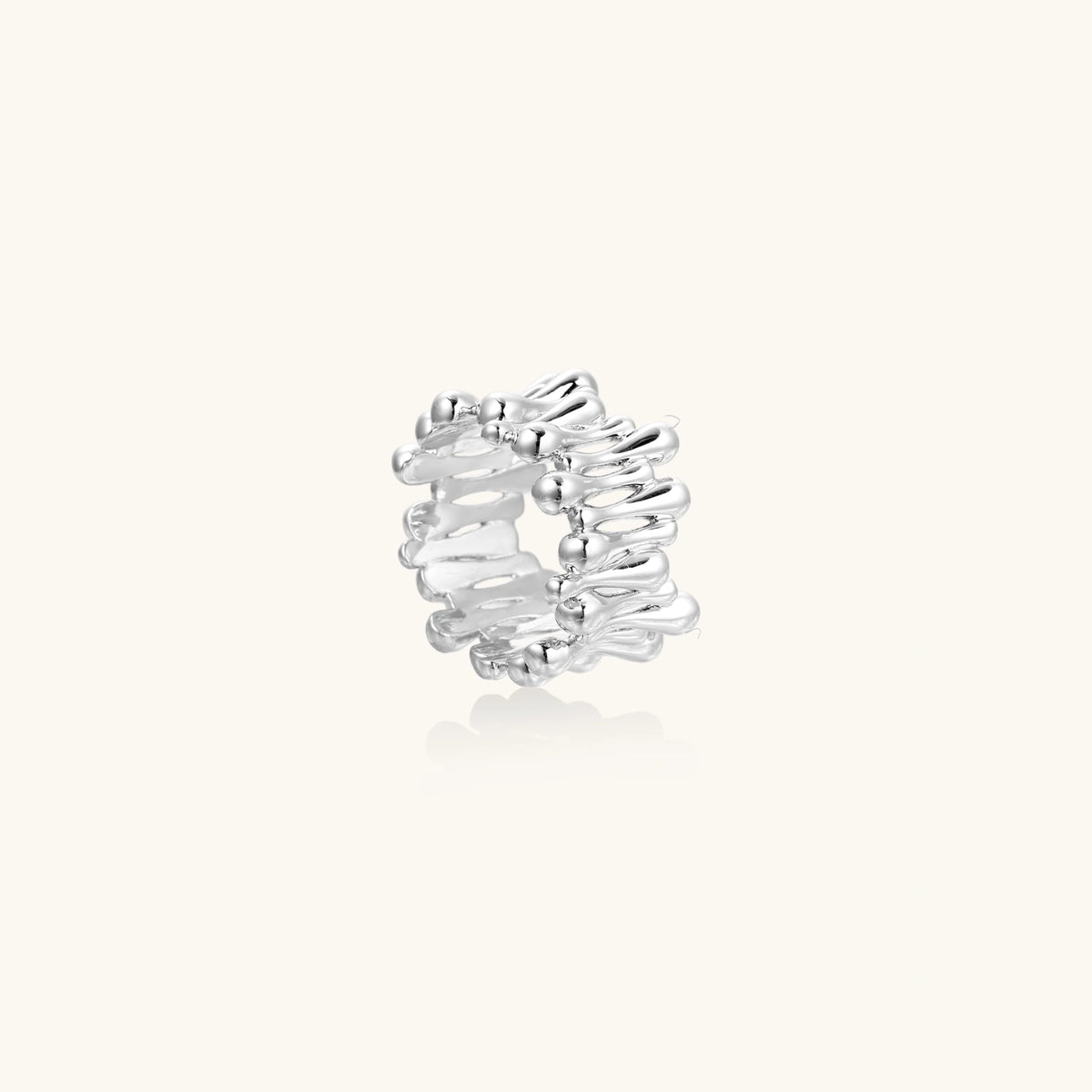 Bague Vagues Torsadées