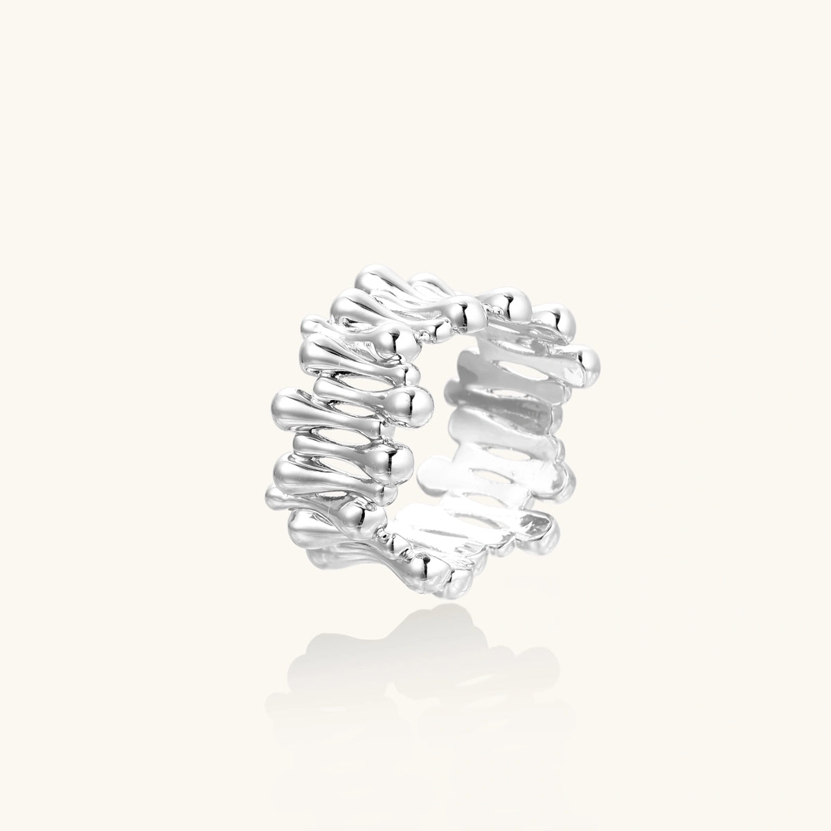 Bague Vagues Torsadées