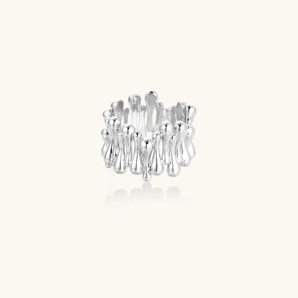 Bague Vagues Torsadées